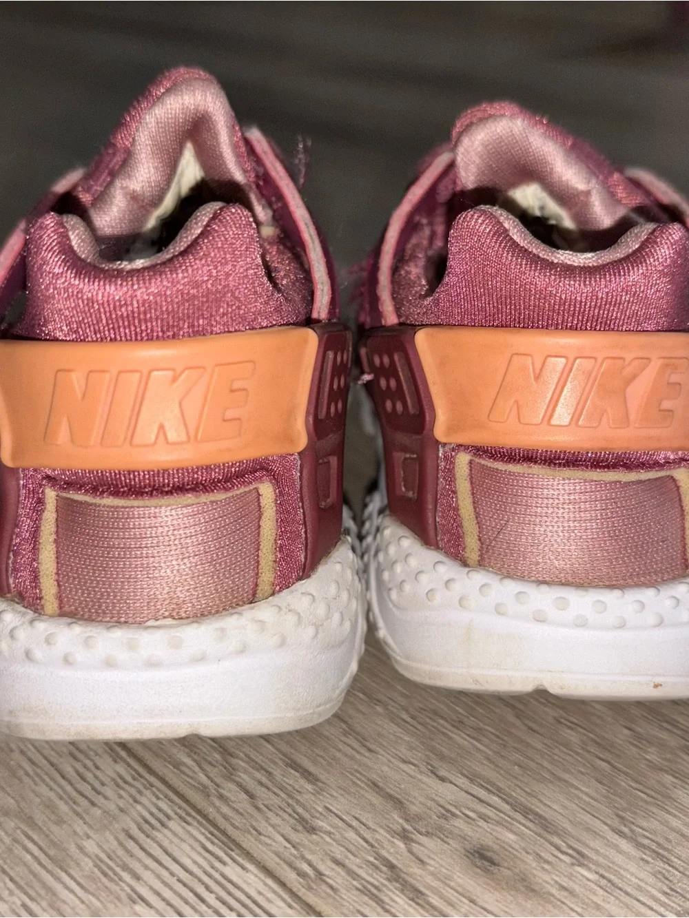 Nike Hurache Run TD Girls Shoes Wine Pink Sneakers 704952-604 sz 7